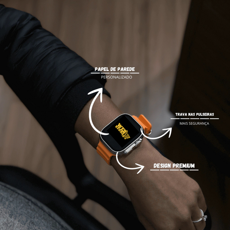 Smartwatch T2 Ultra Série 9 Relógio Inteligente + Brindes