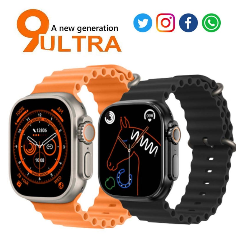 Smartwatch T2 Ultra Série 9 Relógio Inteligente + Brindes